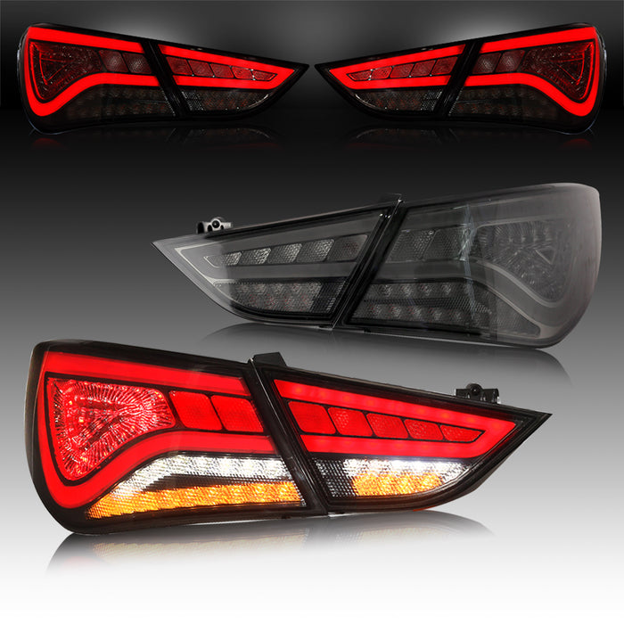 VLAND LED Taillights Fit For Hyundai Sonata 2011-2014 Aftermarket Rear lights Assembly