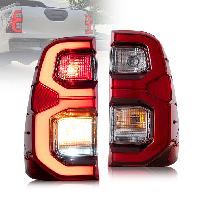 VLAND LED Tail Lights For Toyota Hilux 2015-2020 Rear Lamps