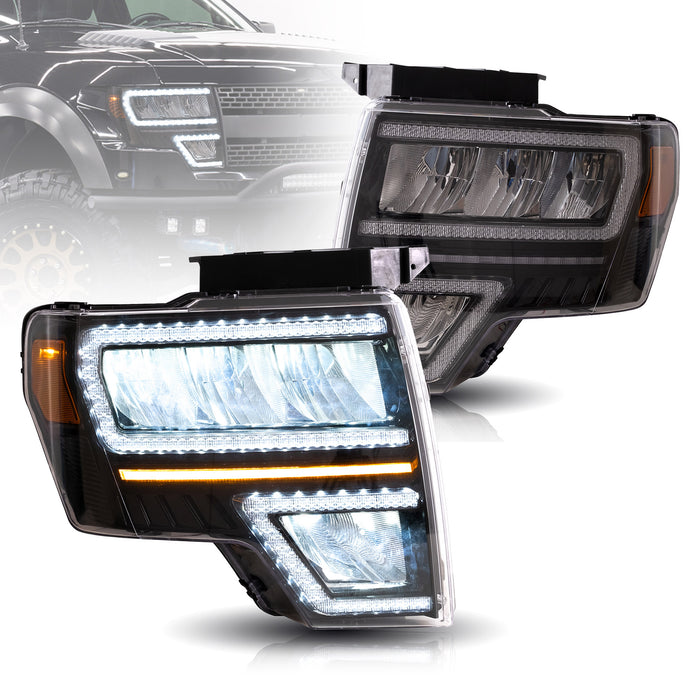 VLAND Voll-LED-Scheinwerfer für 2009–2014 Ford F150