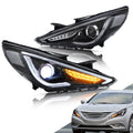 Faros delanteros LED VLAND para Hyundai Sonata 2011-2014 excepto modelos híbridos