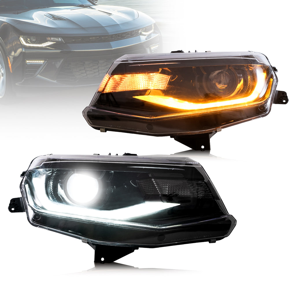 VLAND LED Headlights For 2016-2018 Chevrolet Camaro