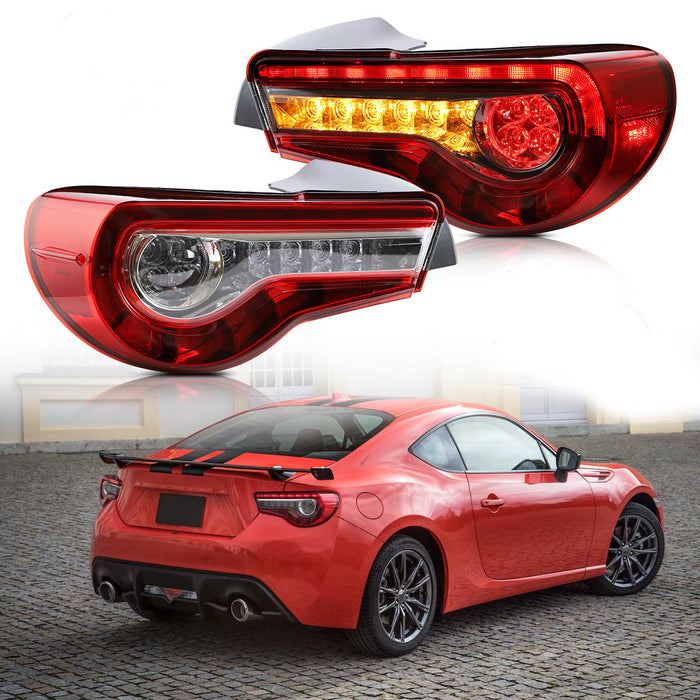 VLAND LED Tail lights For Toyota 86 GT86, Subaru BRZ, Scion FRS 2012-2020 Rear lamps
