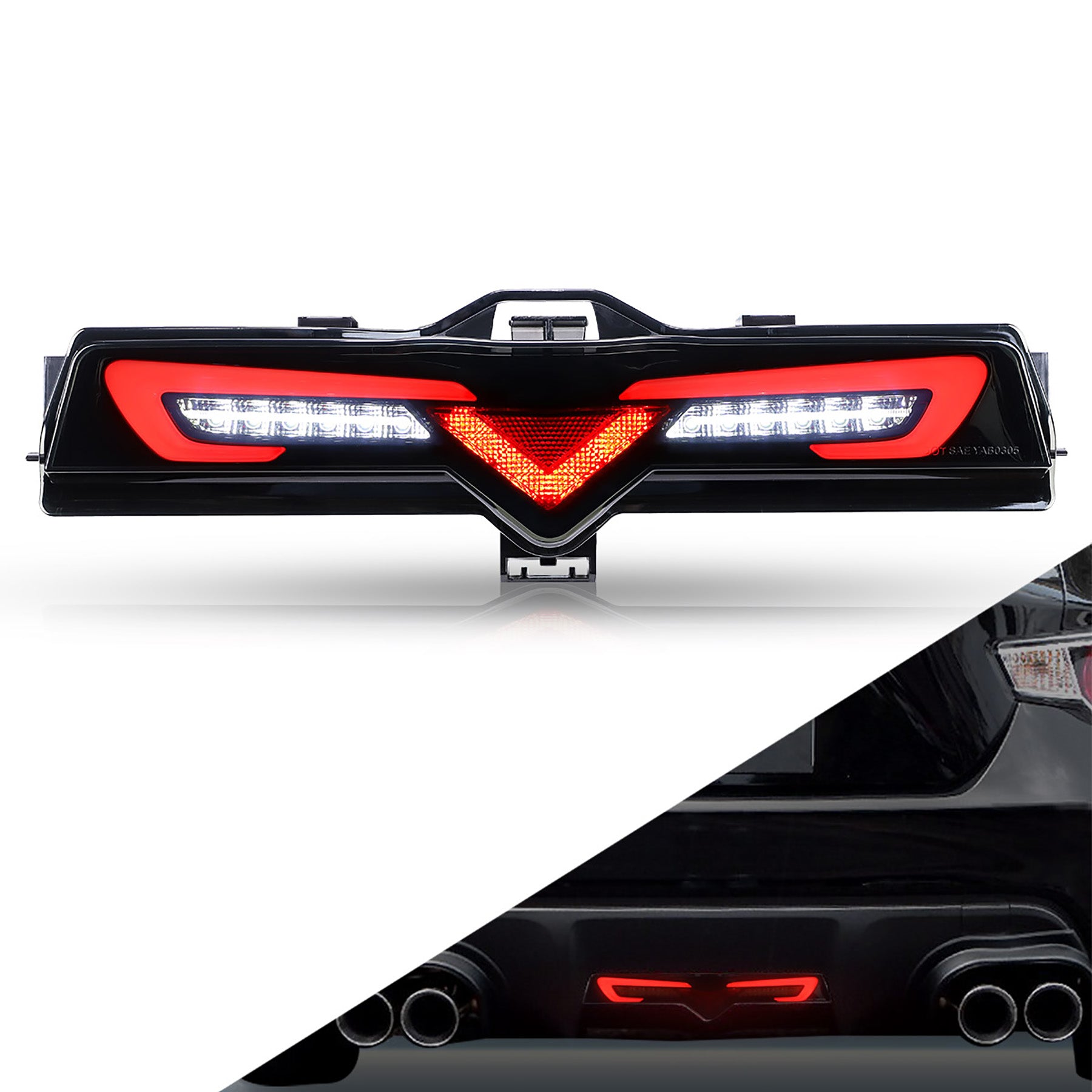 VLAND LED Rear Bumper Light For Toyota 86 GT86 2012-2021 Subaru BRZ Scion FRS