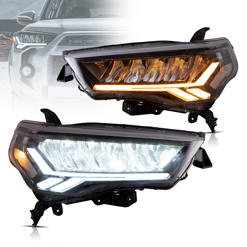 Faros delanteros LED VLAND para Toyota 4Runner 2014-2024 Conjunto de luces delanteras