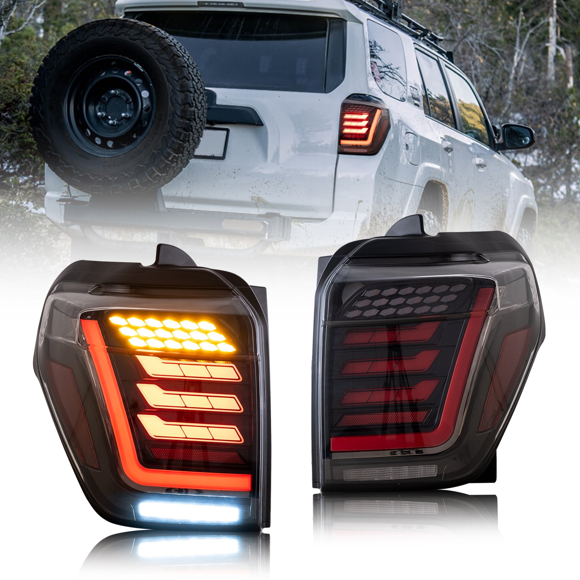 VLAND LED Taillights For 2010-2024 Toyota 4Runner