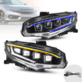 2016-2021 Honda Civic LED Front Headlights [Sedan, Hatchback, Coupe]