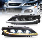 Faros delanteros LED VLAND para Mazda 6 de primera generación (GG1) 2002-2008