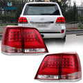 VLAND LED Tail Lights For 2008-2011 Toyota Land Cruiser J200 Aftermarket Rear Lamps