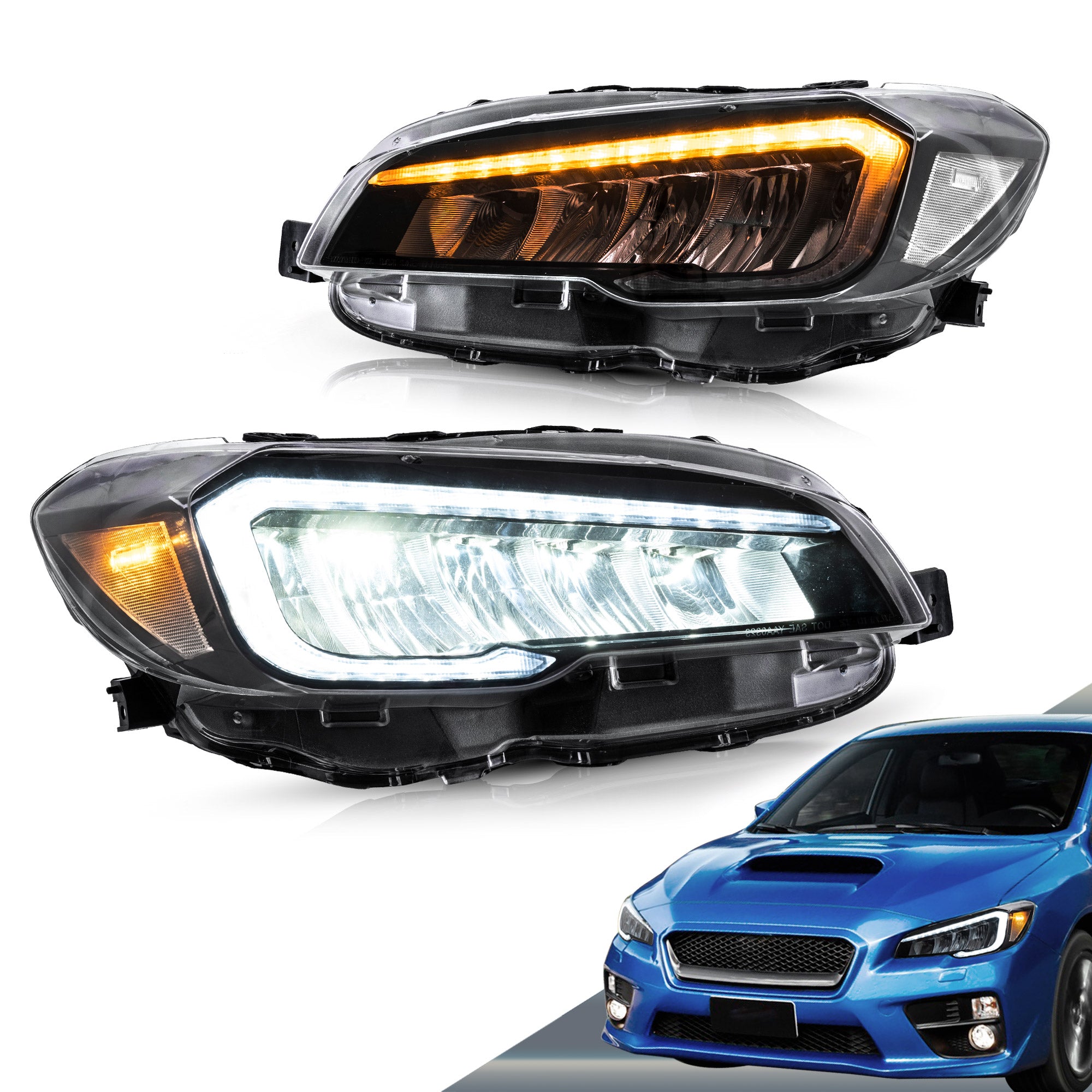 VLAND LED Headlights For Subaru WRX 2015-2021