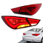 VLAND Rear Lamps For Hyundai Sonata 2011-2014 6th Gen Aftermarket Tail lights Assembly