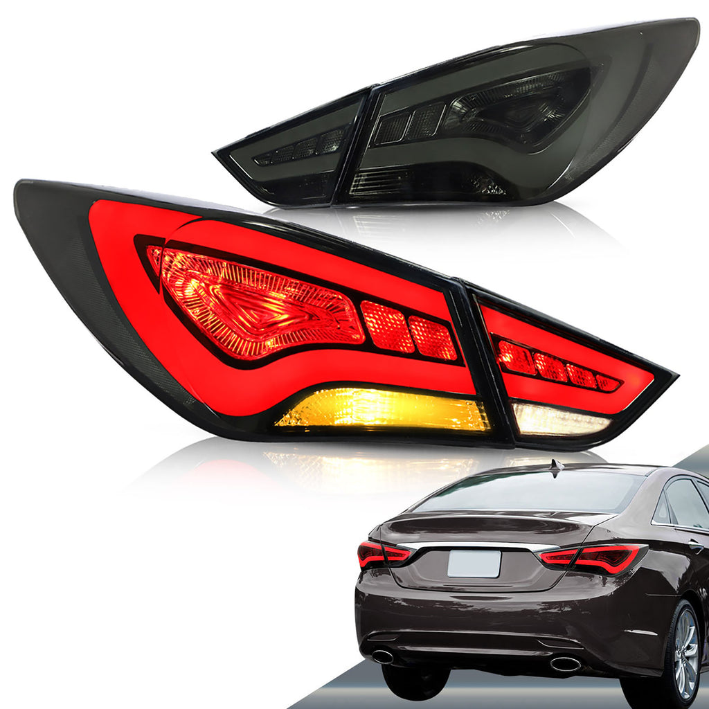 VLAND Rear Lamps For Hyundai Sonata 2011-2014 6th Gen Aftermarket Tail lights Assembly