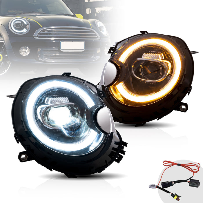 VLAND LED Headlights For Mini Cooper R55 R56 R57 R58 R59 2007-2013
