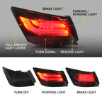 VLAND LED Tail lights For Honda Accord 2008-2012 Aftermarket Rear Lamps [2PCS]