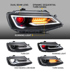 VLAND LED Headlights & Taillights For 2011-2014 Volkswagen Jetta MK6