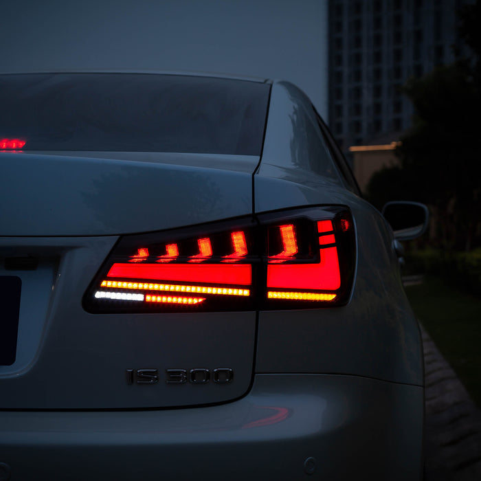 2005–2013 Lexus IS250 IS350 ISF IS300 220d 200d [XE20] LED Rear Tail lights pair