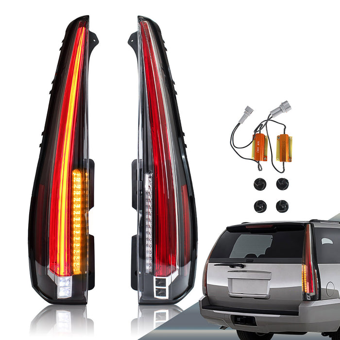 VLAND LED Tail Lights For GMC Yukon /Yukon XL Chevrolet Suburban Tahoe 2007-2014 Rear Lamps Assembly