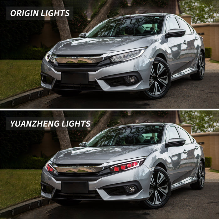 2016-2021 Honda Civic LED Headlights Front Lights Assembly [Sedan, Hatchback, Coupe]