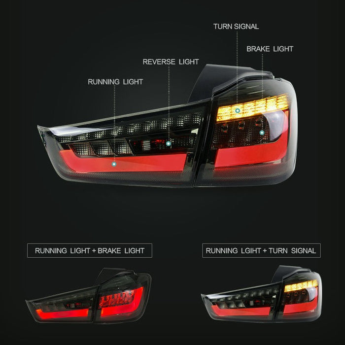 VLAND LED テールライト 2010-2022 三菱アウトランダー スポーツ (RVR/ASX) 用