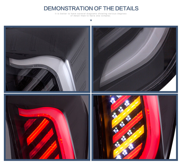 Feux arrière à LED VLAND pour Honda Fit/Jazz 3ème génération GK/GH/GP 2014-2020