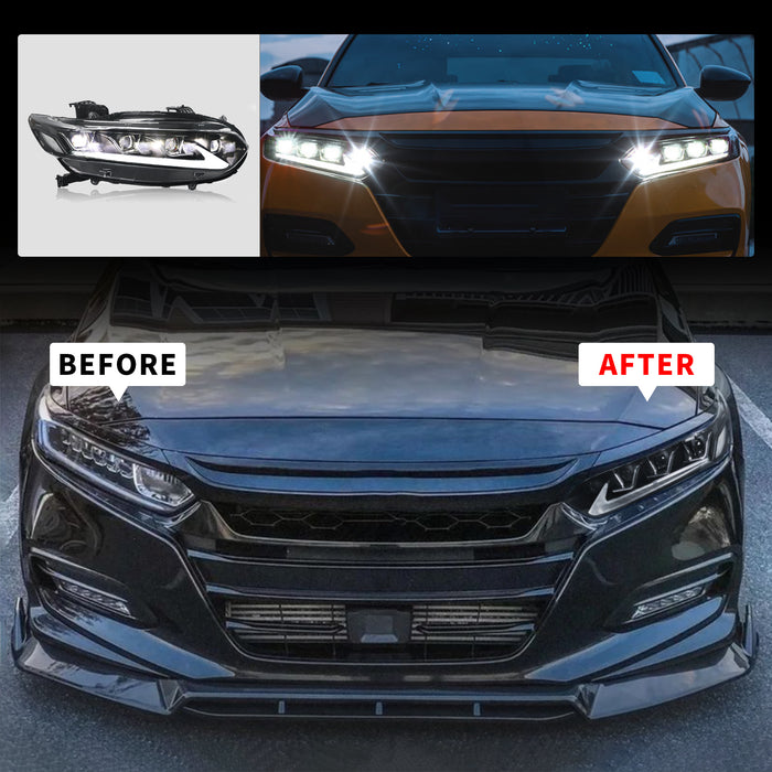 2018-2022 Honda Accord LED Headlights Front Lights Assembly