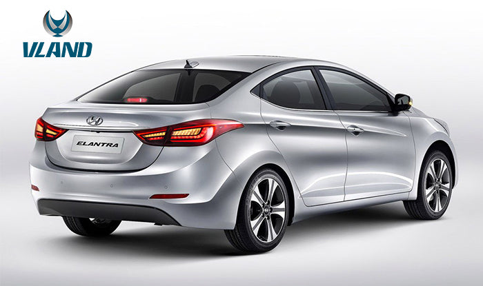 VLAND LED-Rückleuchten für 2011–2015 Hyundai Elantra Limousine und Coupe Aftermarket-Rückleuchten