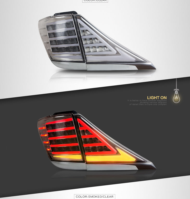 Vland Led Tail Lights for Toyota Verllfire & Alphard 2007-2013