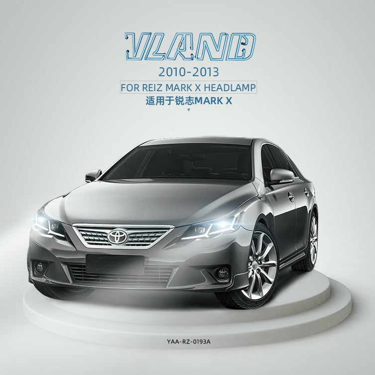VLAND LED  ヘッドライト 2009-2012トヨタ・マークX 2代目前期用 （丰田锐志大灯/Toyota  Mark X headlights）