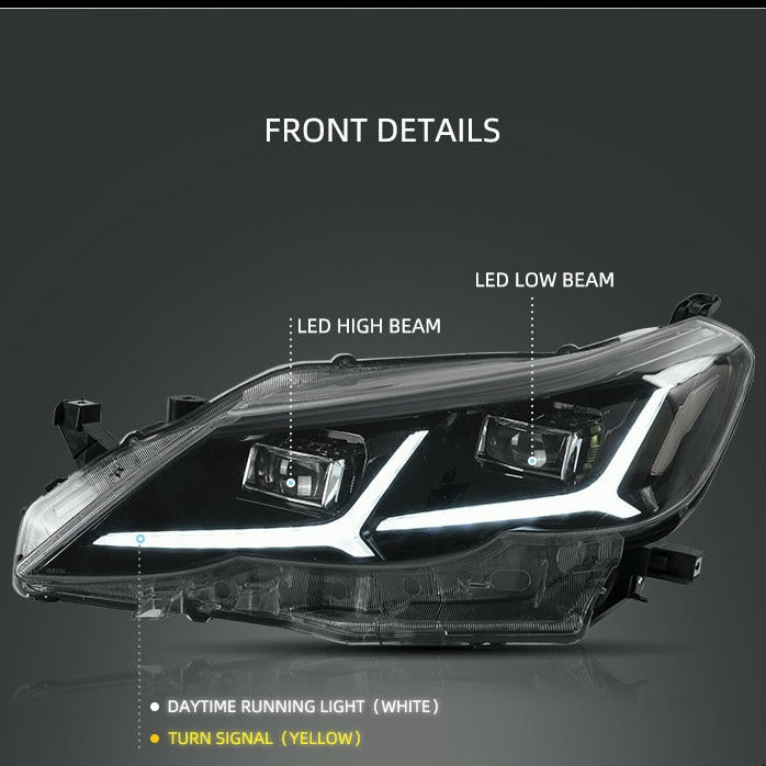<<t55>0>LAND  LED  ヘッドライト 2009-2012トヨタ・マークX 2代目前期用 (丰田锐志大灯/ToyoTa    Mark  X  headlighTs）