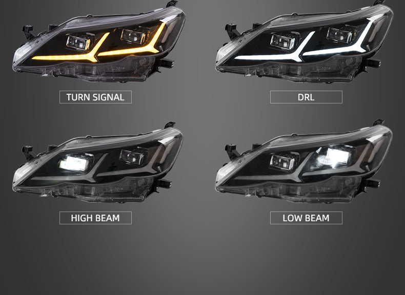 VLAND LED  ヘッドライト 2009-2012トヨタ・マークX 2代目前期用 （丰田锐志大灯/Toyota  Mark X headlights）