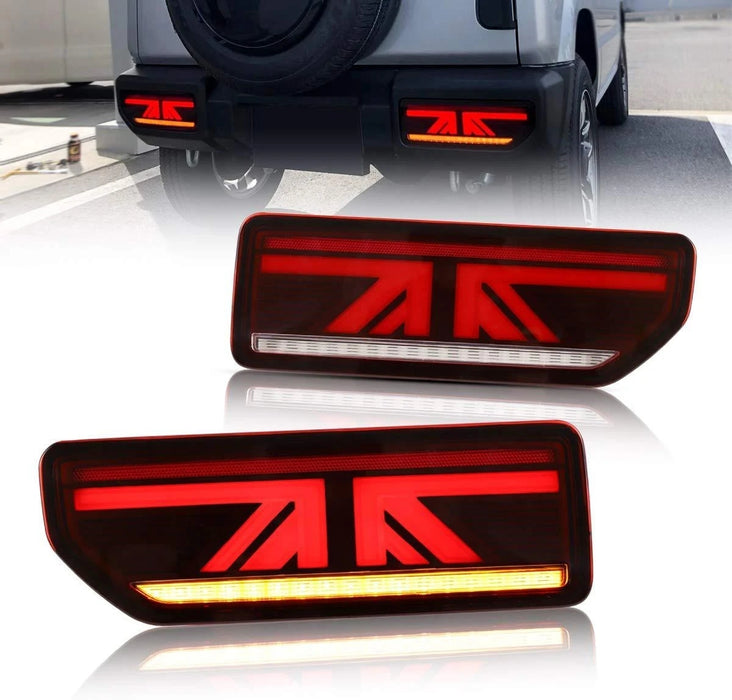 VLAND LED Taillights For Suzuki Jimny 2018-2023 Turn Signals With Sequential Indicators Aftermarket Rear Lamps