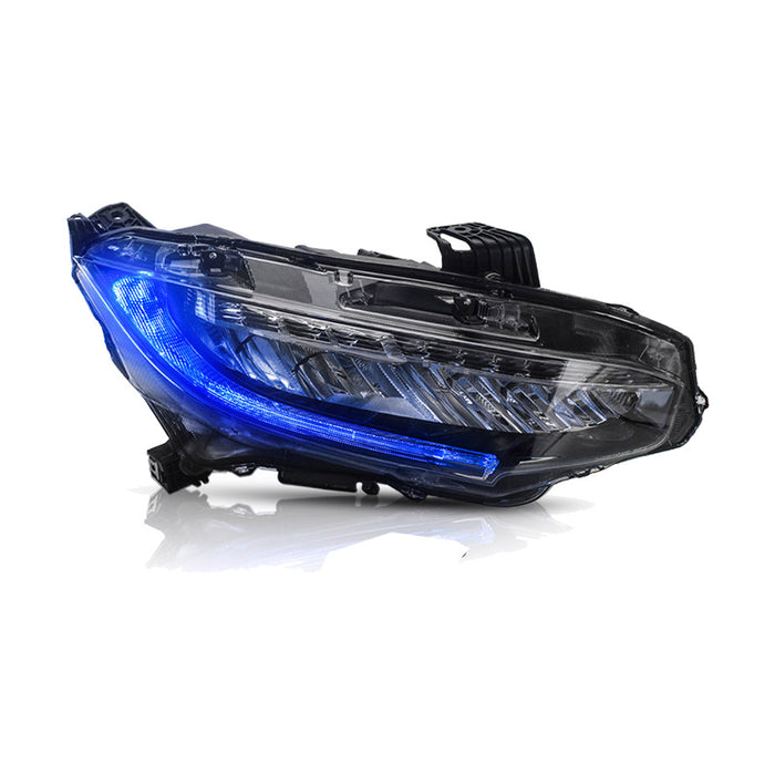 VLAND LED Headlight For Honda Civic 2016-2021 ONE PCS