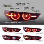 VLAND LED Tail Lights For 2019-2025 Mazda 3 Sedan