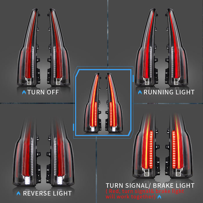 VLAND LED テールライト 2015-2020 シボレー サバーバン/タホ用
