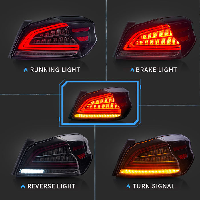 VLAND LED-Rücklichter für 2015–2021 Subaru WRX / WRX STI Aftermarket-Rücklichter