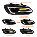 VLAND LED Headlights For 2009-2017 Volkswagen Polo MK5