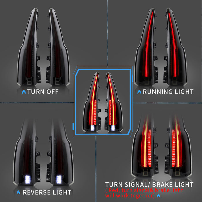 Luci posteriori a LED VLAND per Chevrolet Suburban/Tahoe 2015-2020