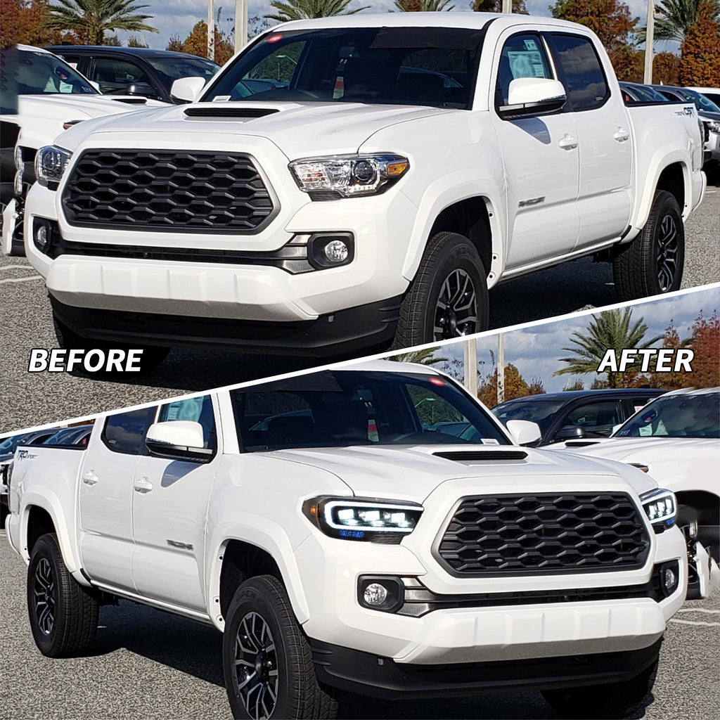<<<t28>16>0>LAND  LED  ProjecTor  HeadlighTs  For 2016-2023 ToyoTa  Tacoma