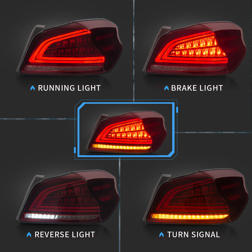VLAND LED Tail Lights For 2015-2021 Subaru WRX