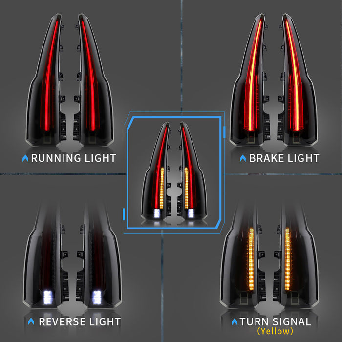 VLAND LED Taillights For 2015-2020 GMC Yukon