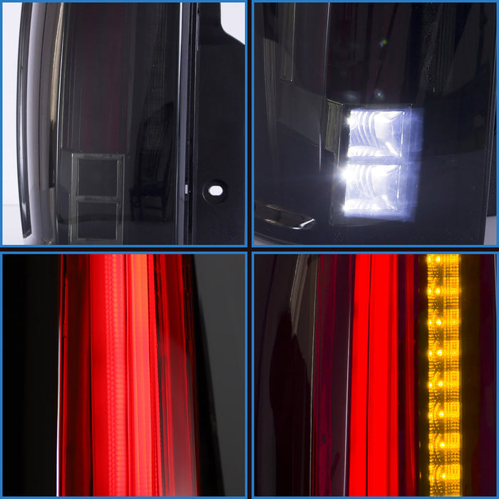 VLAND LED テールライト 2007-2014 GMC ユーコン vs シボレー サバーバン/タホ用