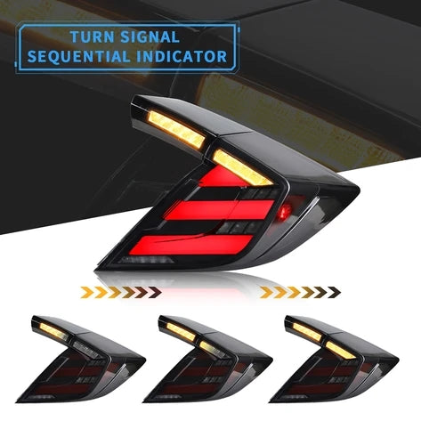 2016-2021 Honda Civic Hottback (FK7) Typ R (FK8) LED-Rücklichter