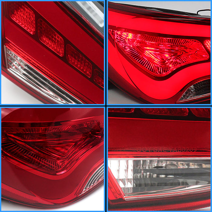 Luces traseras VLAND para Hyundai Sonata 2011 2012 2013 2014 montaje de lámparas traseras del mercado de accesorios Plug-And-Play