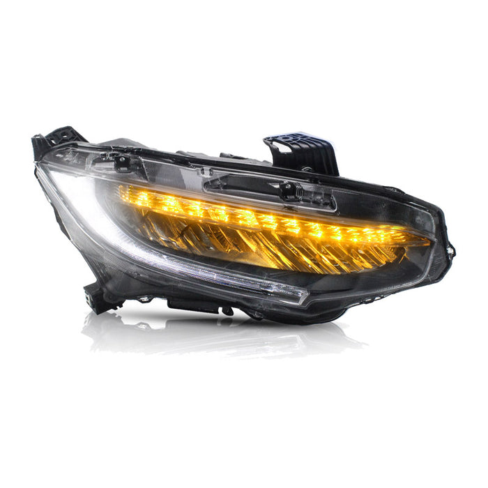 VLAND LED Headlight For Honda Civic 2016-2021 ONE PCS