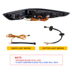 VLAND LED Tail Lights For Mazda3 Sedan 2019-2025