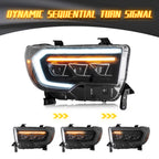 <<<<t49>28>16>0>LAND  LED  ProjecTor  HeadlighTs  For 2007-2013 ToyoTa  Tundra i 2008-2022 ToyoTa  Sequoia