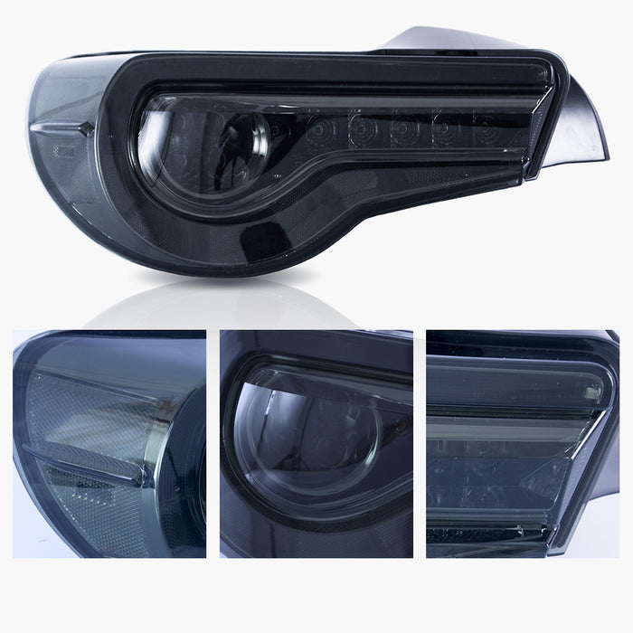 Luces traseras LED VLAND para Toyota 86 GT86, Subaru BRZ, Scion FRS 2012-2020, lámparas traseras