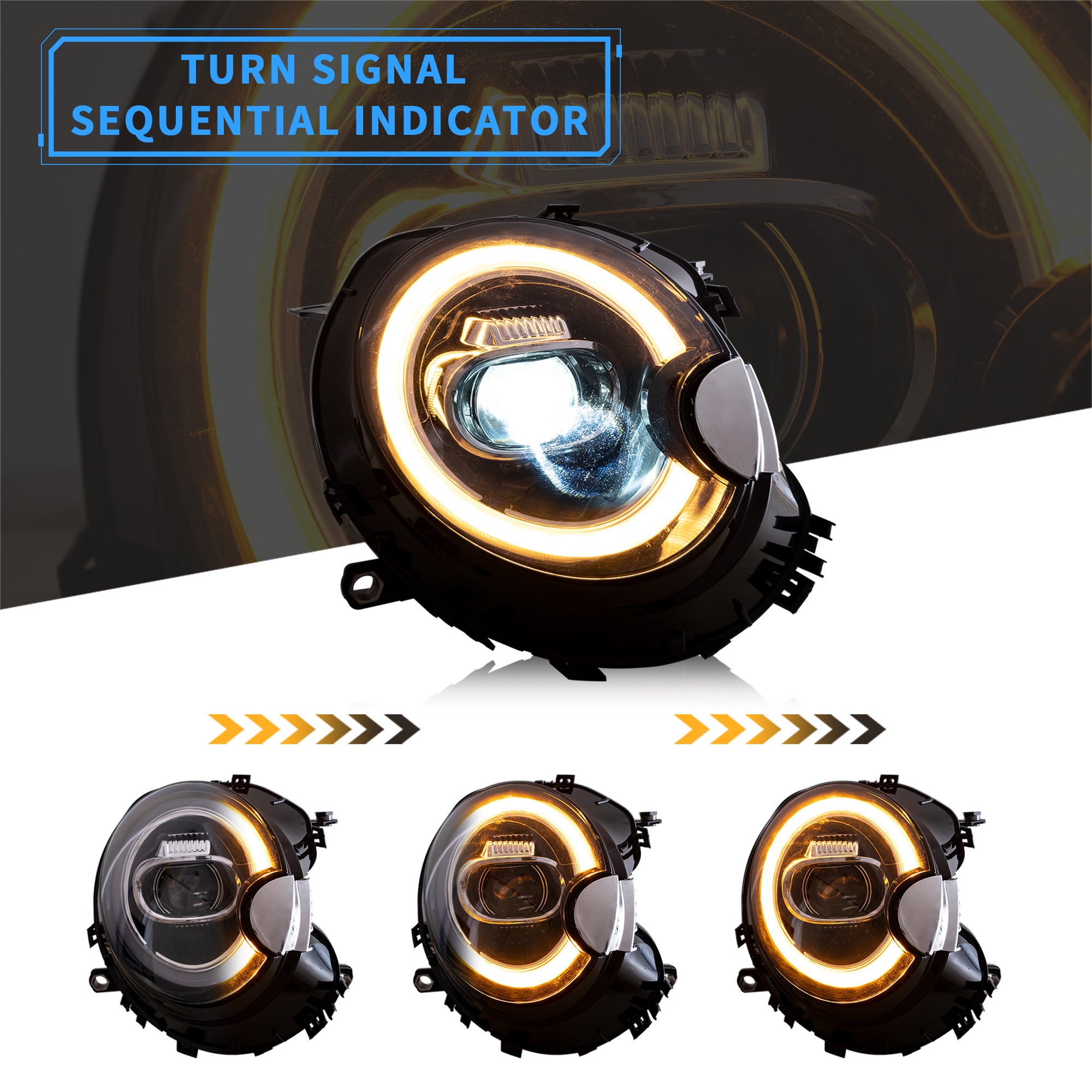 GTINTHEBOX For 2007-2013 Mini Cooper R55 R56 R57 R58 R59 R60 R61 Smoked Led Side Marker Lights GTINTHEBOX For 2007-2013 Mini Cooper R55 R56 R57 R58 R59 R60 R61 Smoked Led Side Marker Lights