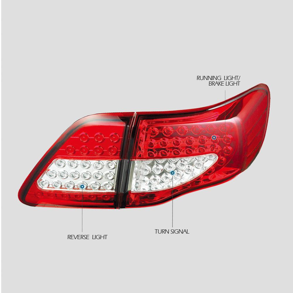 VLAND LED Taillights For 2008-2010 Toyota Corolla
