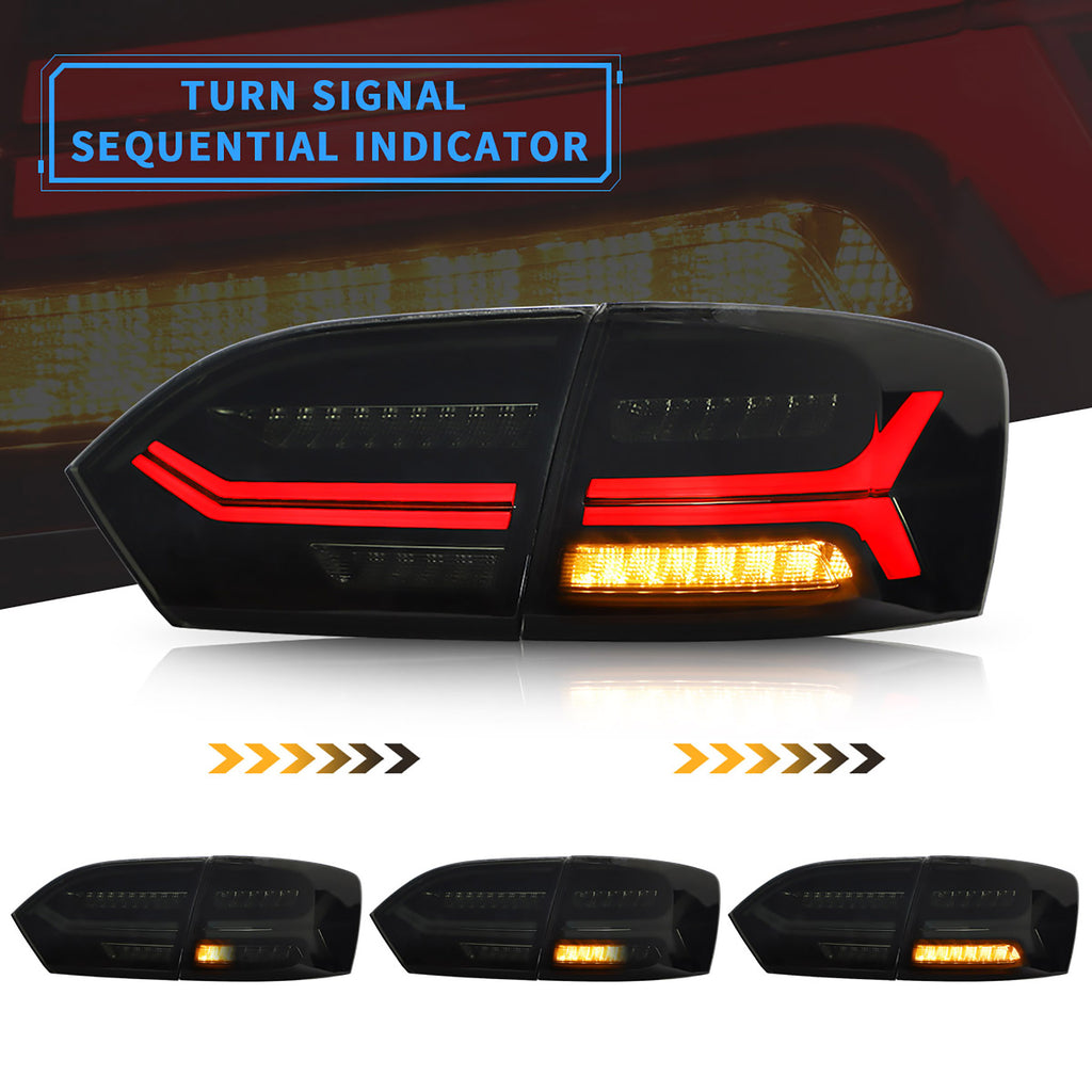 VLAND LED Taillights For 2011-2014 Volkswagen Jetta MK6 NOT FIT GLI