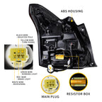 Luces traseras LED VLAND para luces traseras del mercado de accesorios Suzuki Swift 2017-2023